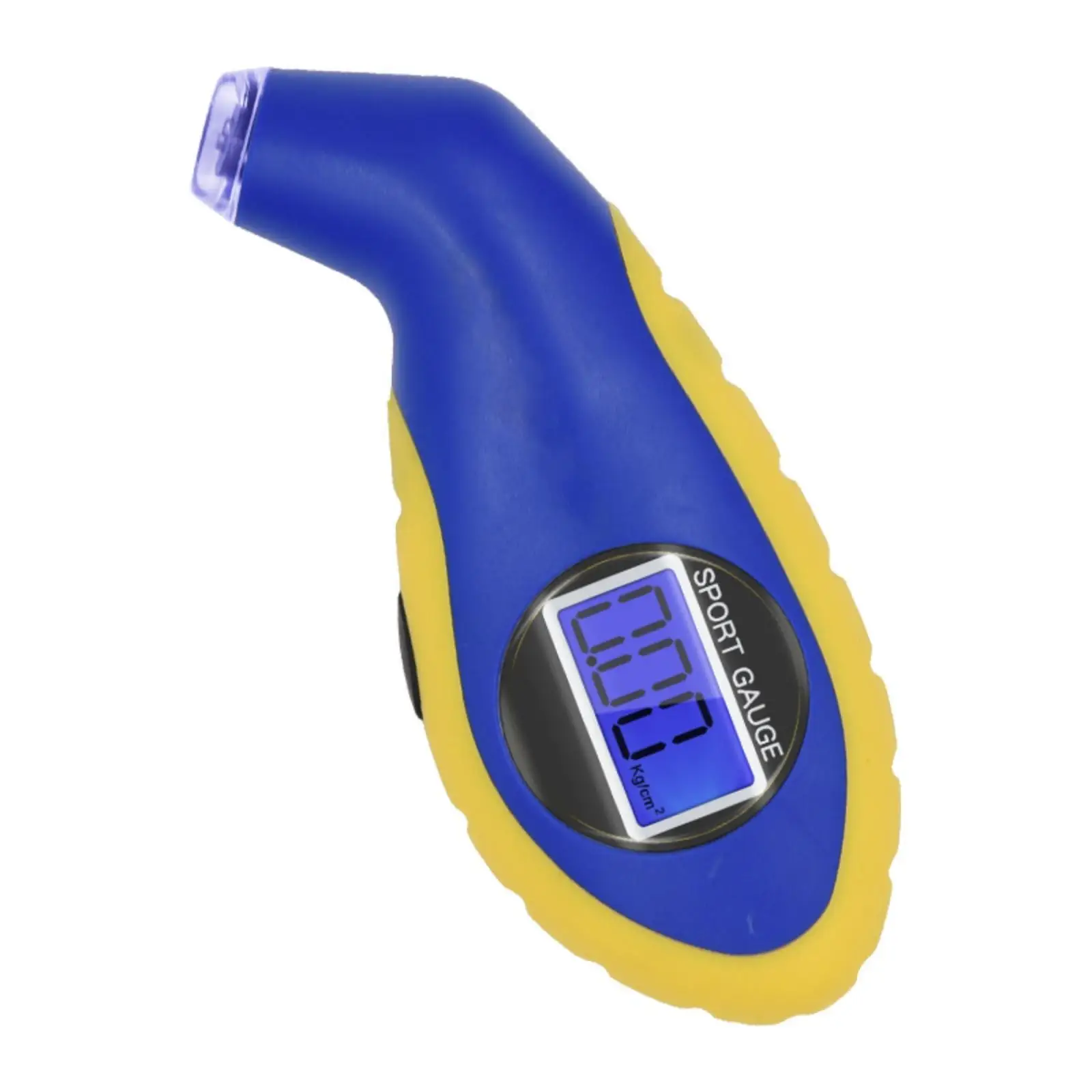 Handheld Digital Tire Pressure Tester with Ergonomic Grip for Automobile SUV Truck Accurate PSI BAR Reading