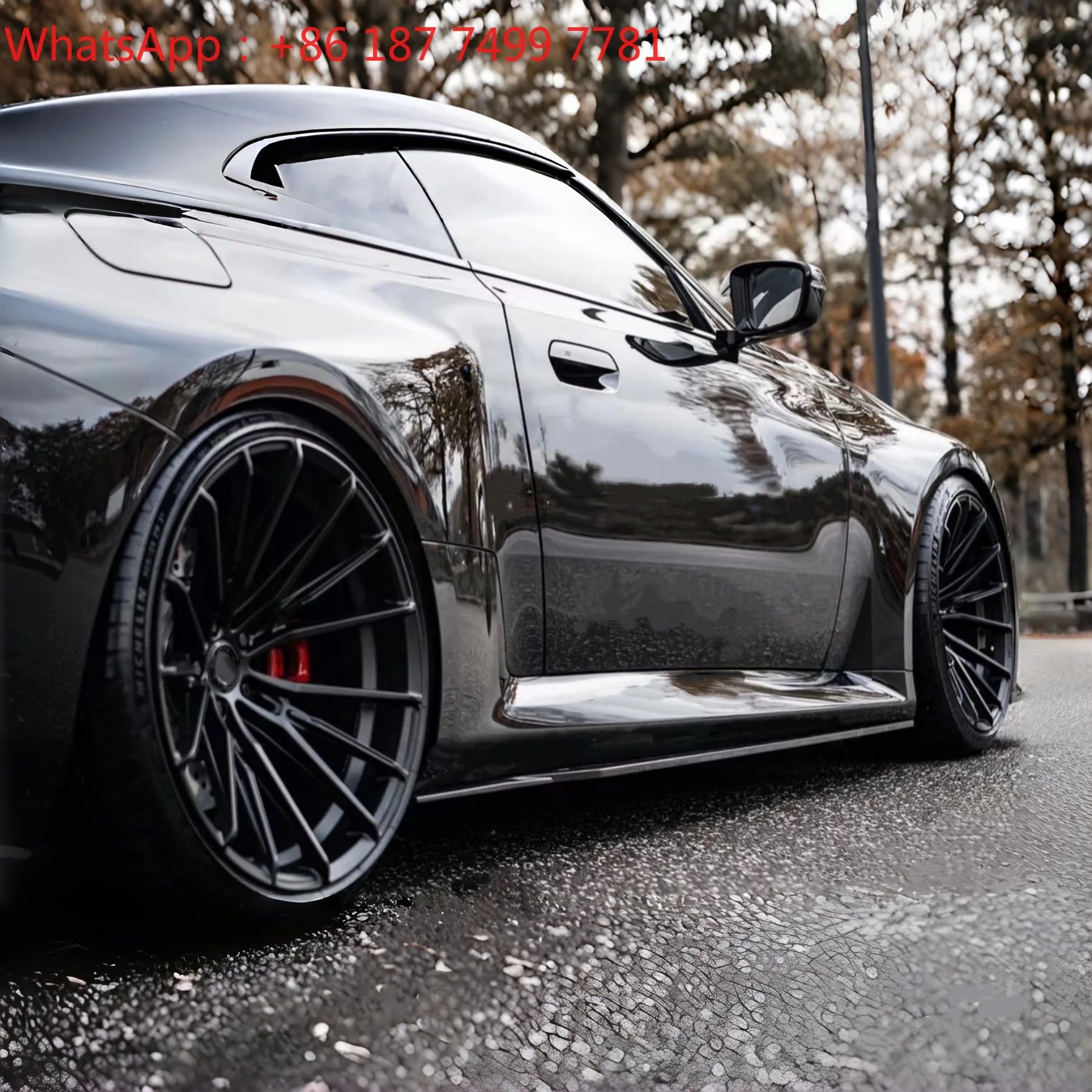Custom Black Deep Concave Five Spoke Forged Aluminum Rims 40mm ET 5x112 5x114.3 5x120 18-22 Inch Luxury Passenger Car Wheels