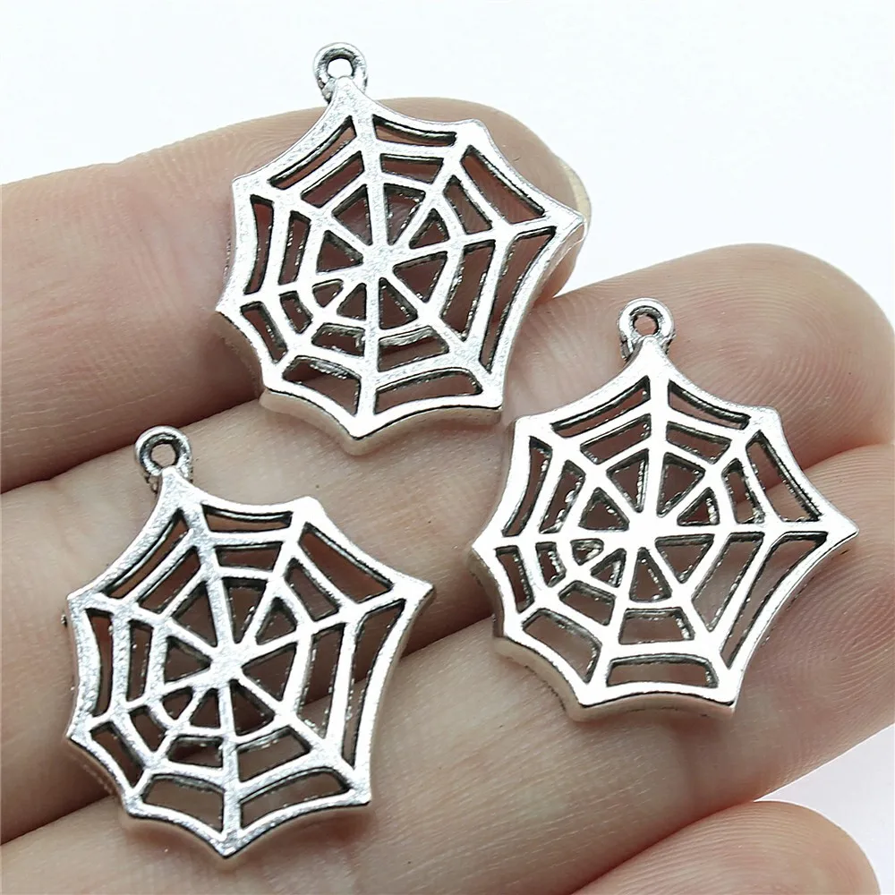 10pcs Spider Charms For Halloween Jewelry Making Halloween Decoration Handmade Craft Accessories