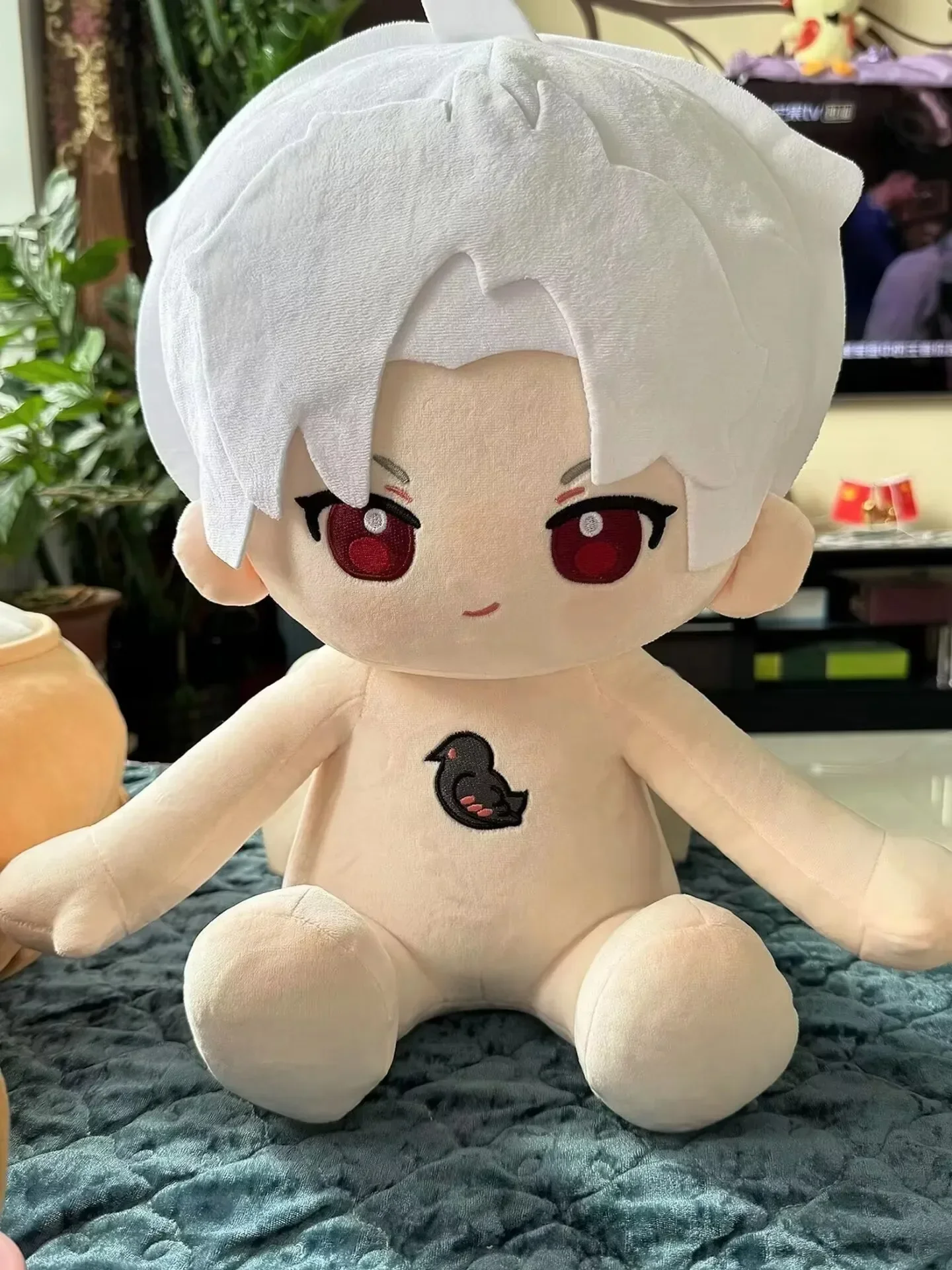 

Аниме Любовь и глубокое пространство Цин Че Силус кукла тело 40 см косплей платье игрушки сидячая поза игровые фигурки подушка