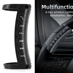 Universal Multi-wheel Wireless Car Multi Steering Wheel Control Remote Controls Car Multi-function Switch Buttons for Android