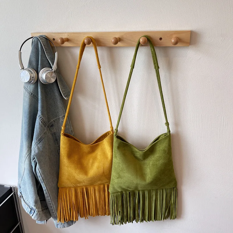 

Suede Leather Crossbody Bags for Women 2026 Fashion Korean Female Shoulder Phone Bag Brand Designer Ladies Luxury Handbags