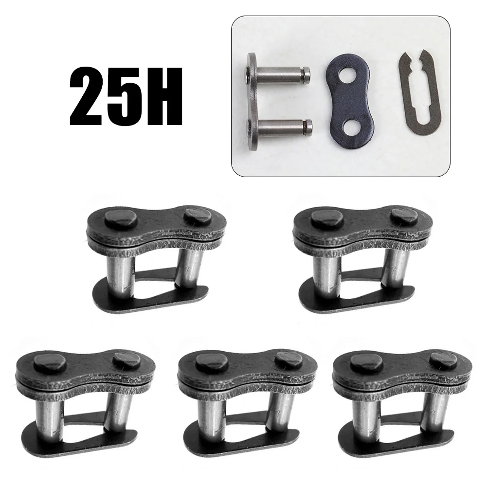 Chain Master Links 25H 5 Pcs Accessories Connecting Link Metal Part Replacement Garden Indoor Brand New For ATV