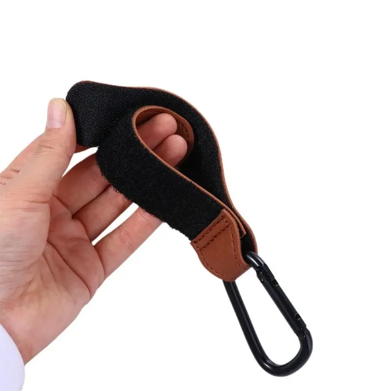 1/4PCS Baby Stroller Hook PU Leather Adjustable Pram Hook Cart Organizer Diaper Bag Hanger Children Boy Girl Travel Accessories