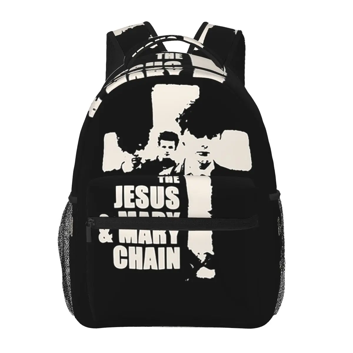 The Jesus And Mary Chain Student Backpack School Bag Hiking Travel Daypack for Boys Girls Fashion Bookbag Shoulder Bags