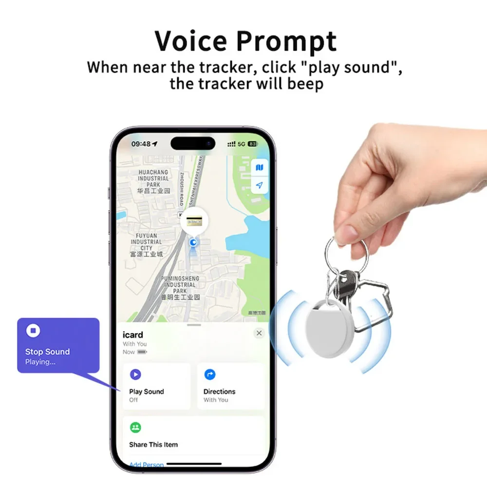 1/4 шт. Bluetooth GPS-трекер для телефонов работает с Google Find My App Key Finder Pet Smart Tag для Xiaomi Samsung OnePlus