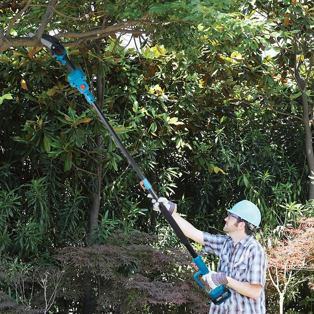 Brushless 3500W Electric Chainsaw Telescoping Pole 3 IN 1 Pruner High Branch Saw Garden Tree Pruning Tool For Makita 18V Battery