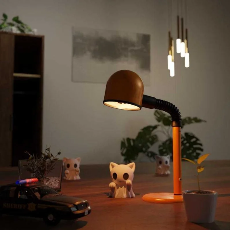 3D White Ghost Animal Mini Statue Cat Dog Car Ornament Cute Mini Sculpture Auto Dashboard Interior Table Home Decoration view 3