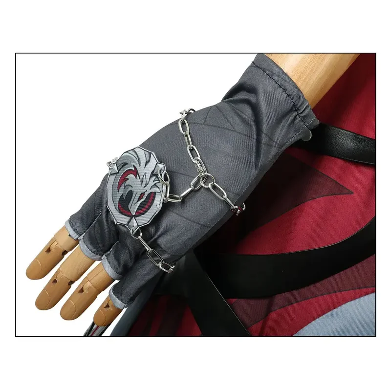 Sky06 【Wetrose】متوفر في المخزون أزياء Wriothesley التأثيرية Genshin Impact Fontaine Meropide Rizli مجموعة كاملة من شعر مستعار للهالوين وعيد الميلاد Chri66lU&