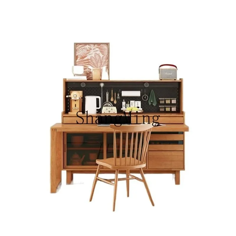 CL Wall-Mounted Drawer Rotatable Integrated Table CabinetSolid Wood Sideboard Cat  Table Cabinet