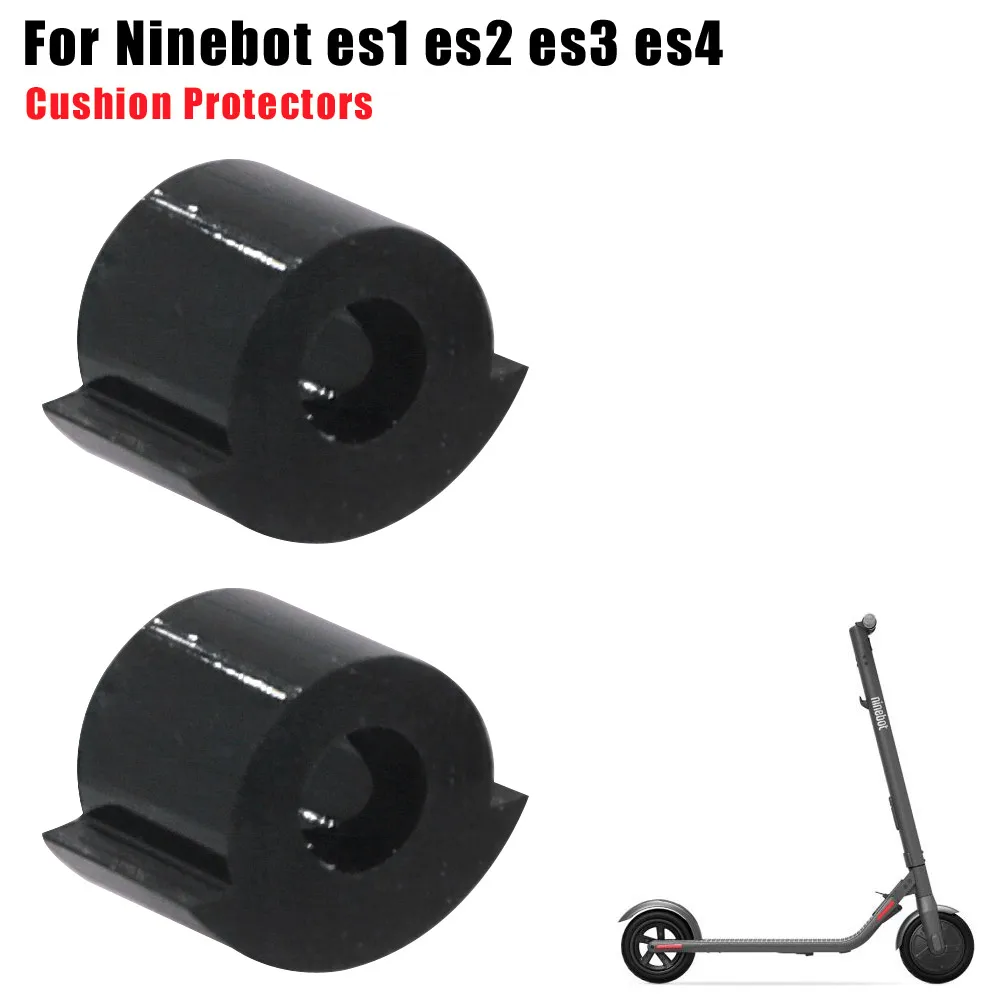 2PC Folding Cushion Protector Charging Port Contains Silica Gel For Ninebot Es1 Es2 Es3 Es4 Electric Scooter Rubber parts