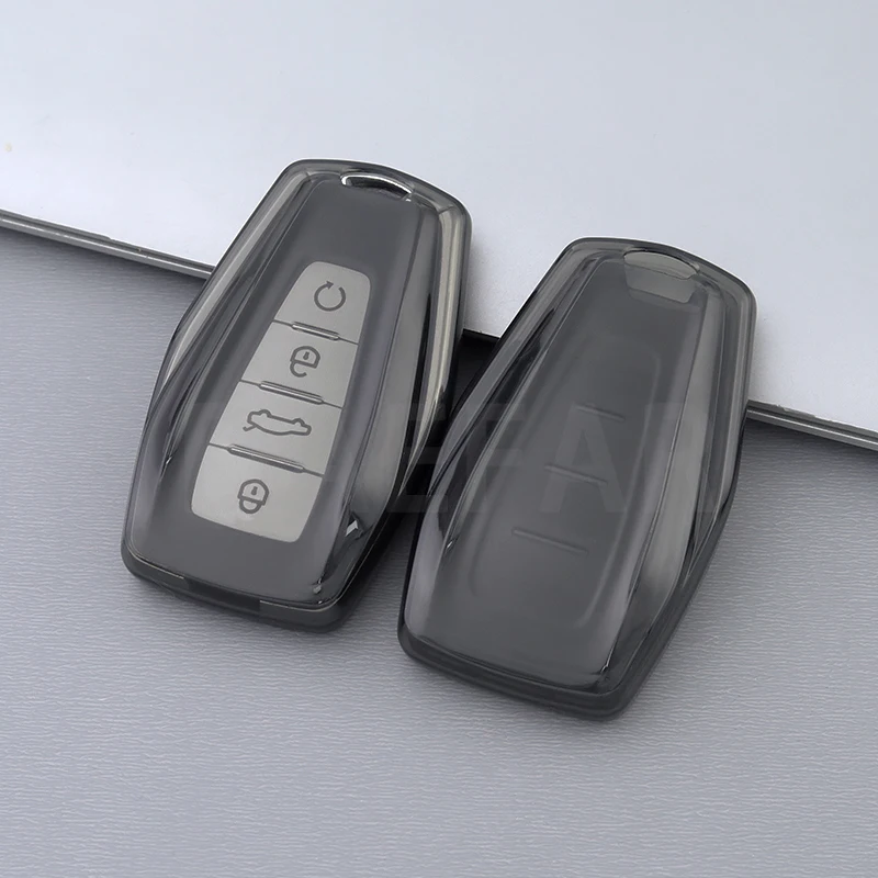 For Geely Emgrand X7 EX7 Coolray 2019 - 2020 TPU Car Remote Key Case Cover Holder Shell Auto Styling Fob Accessories