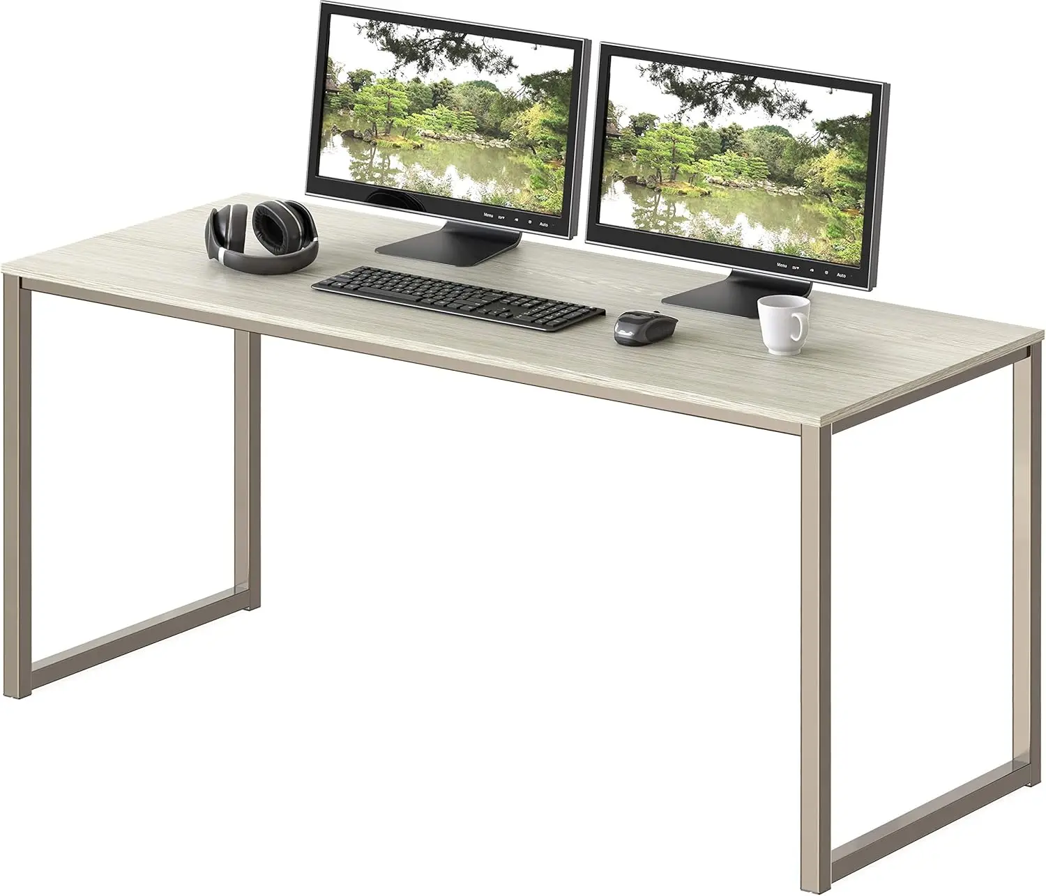

48-Inch Home Office Computer Desk, Maple Finish