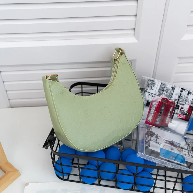 Petit sac sous les bras en PU pour femme, One Initiated Crescent, sacs à main à bas prix, nouveau