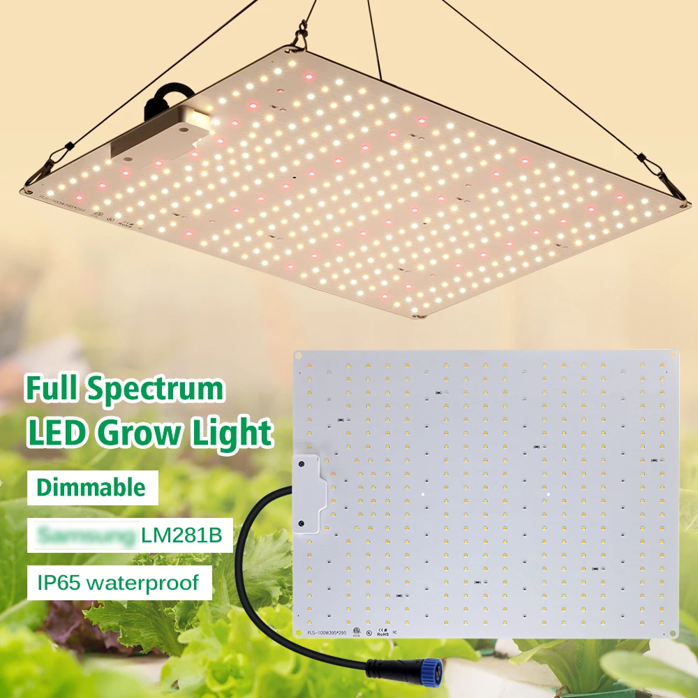 LED Grow Light  Full Spectrum 100W 150W 200W LM281B Phyto Lamp High Brightness Indoor Growing Light For All Stage Plants