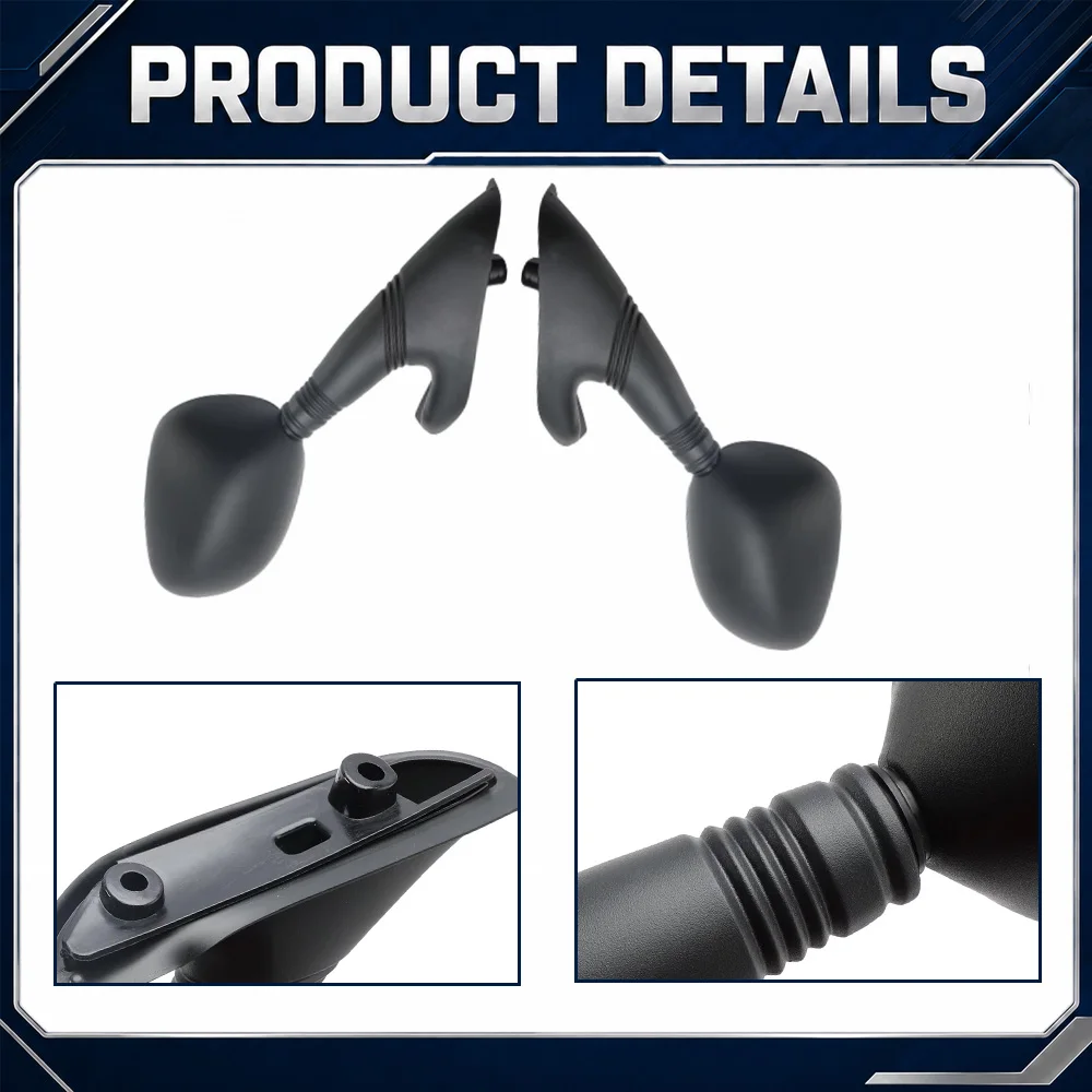 For Piaggio X9 125 250 500 Amalfi Evolution 581501, 581500 Rear View Mirror Set Curved mirror Durable accessories