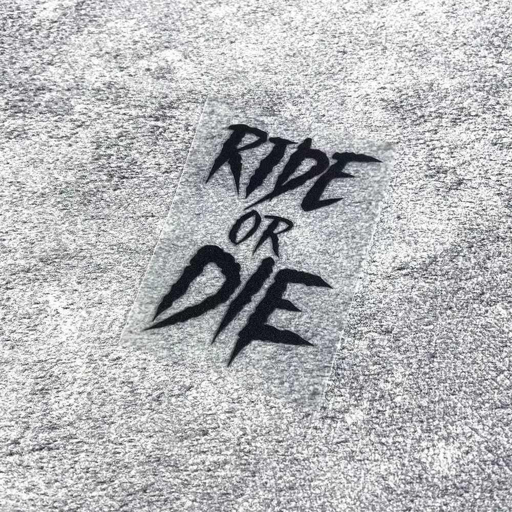 1 ملصق دراجة "Ride and Die" PVC مقاوم للماء، مناسب للأنبوب العلوي لدراجة الطريق، أنبوب الرأس، الإطار، مخصص في الهواء الطلق #5