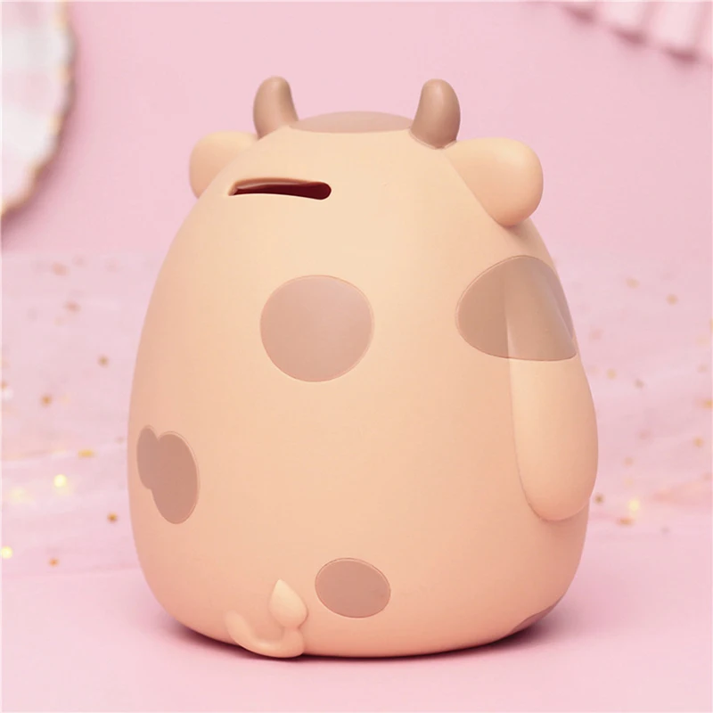 الكرتون الأبقار حصالة على شكل حيوان عالية السعة الأطفال صناديق المال قطرة مقاومة أصبع البنوك عملة البنك الديكور الحلي الهدايا