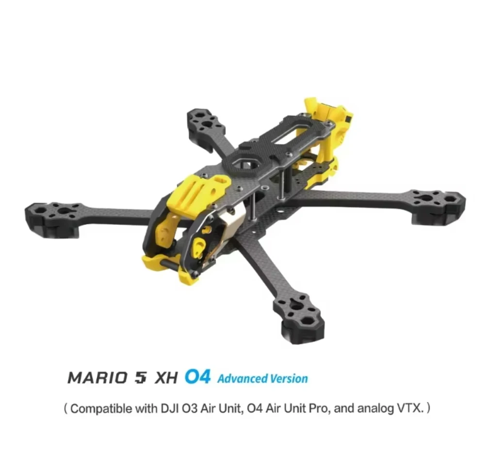 SpeedyBee Mario 5 O4-framekit DC / XH-versie met koolstofvezelplaat FPV Freestyle RC Racing Drone