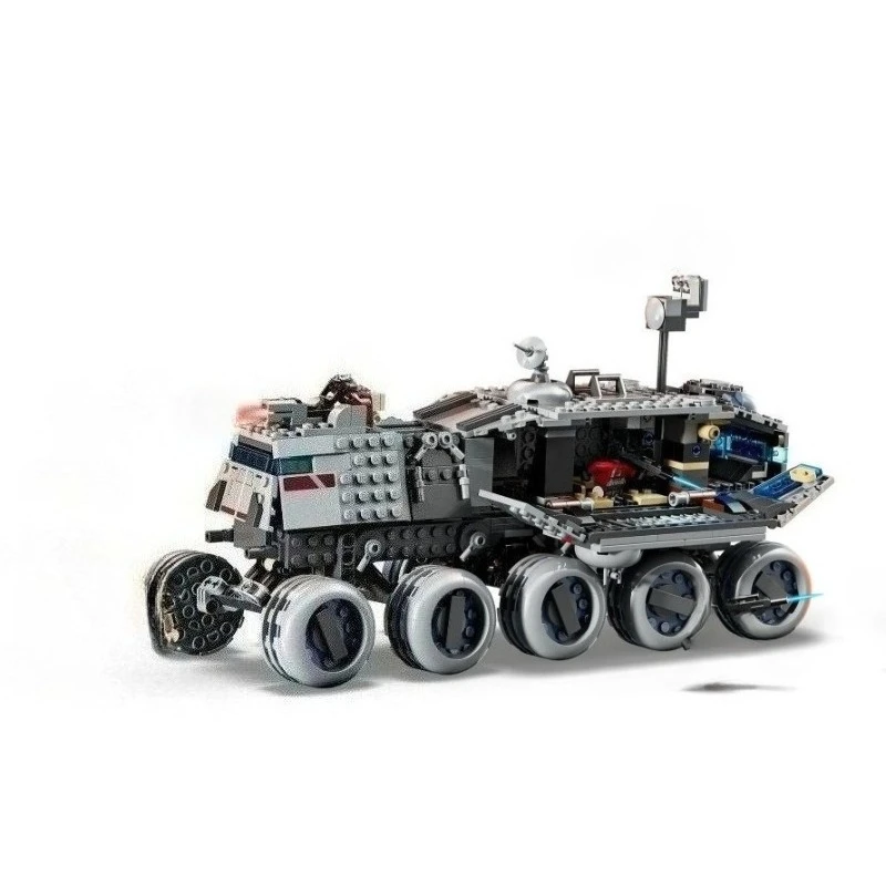 共和国ジャガーノートのクローン・バトル・ミッション組み立て式輸送車両玩具 813ピース