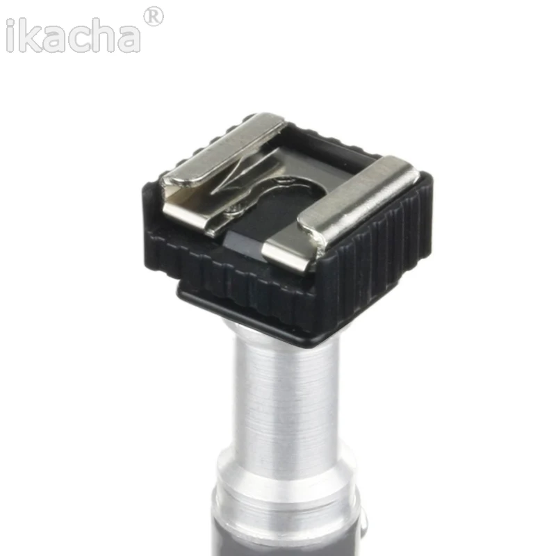 Flash Hot Shoe Mount Adapter Speedight Flash Cold Hot Shoe Bracket Mount Adapter 1/4" Screw for Studio Speedight Tripod