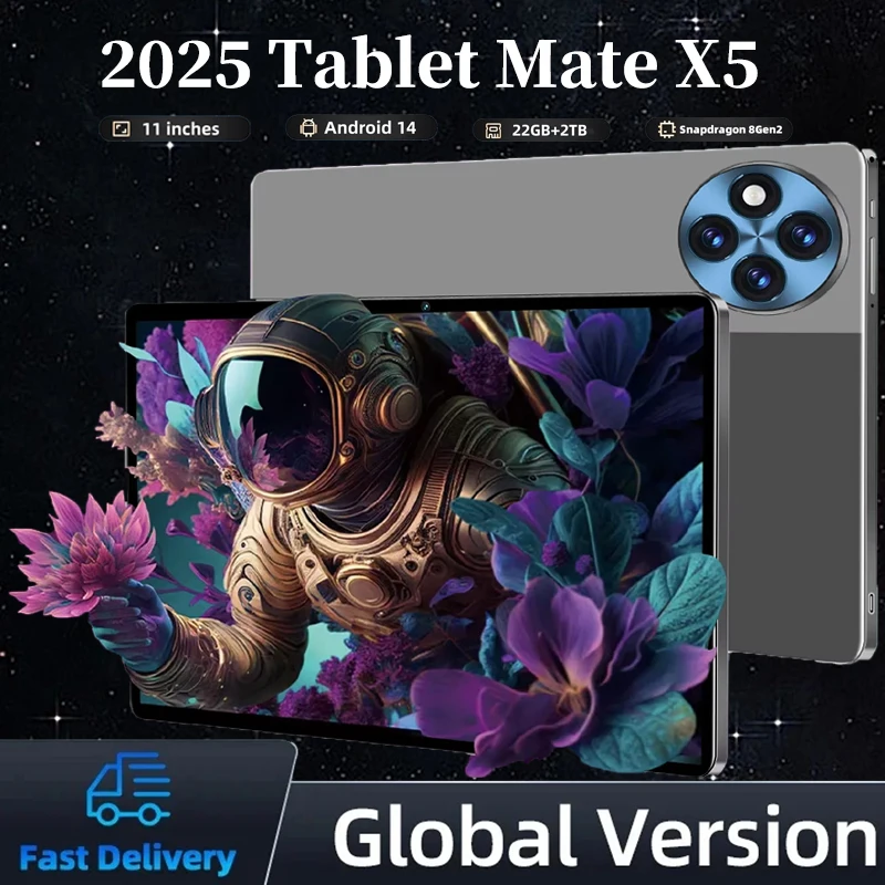 

Global Version Original Mate X5 Tablets HD 4K Android 14.0 Snapdragon 888 11inch 16GB+1TB 10000mAh Tablet PC Dual SIM WIFI Tab