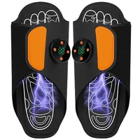 Portable Feet Acupoints Massage Mat Plantar Fascia Relaxation Soothes Sore Muscles Electrical EMS Foot Stimulation Massager Pads