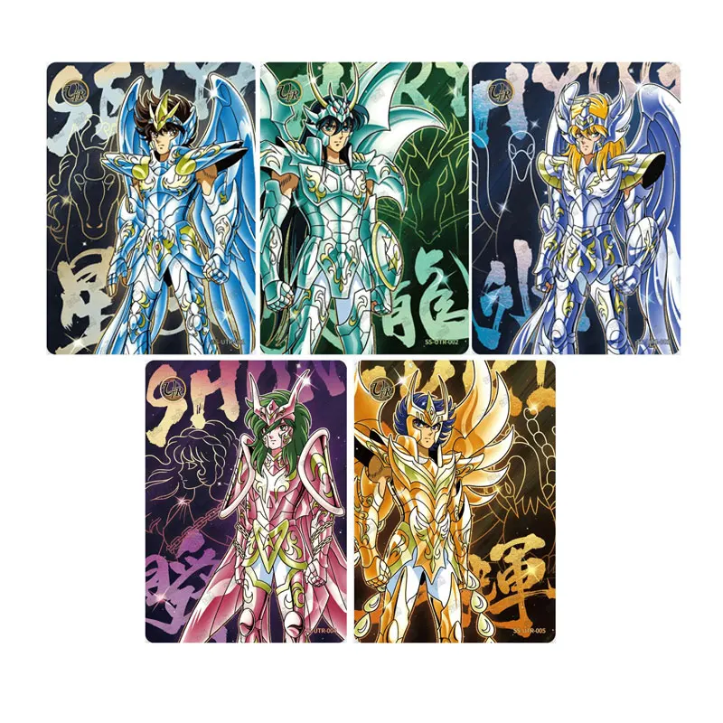 KAYOU Saint Seiya 시리즈 2 BP/UTR/MR/UR/QR/AR/SSR/SR/R/PR 성스러운 옷의 각성 희귀 애니메이션 컬렉션 카드 생일 선물