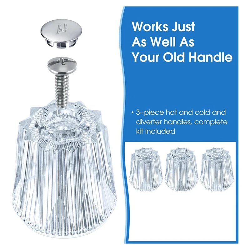 Shower Faucet Handle Replacement, Compatible For Price Pfister Windsor Tub And Shower Faucets,Shower Knob Replacement,