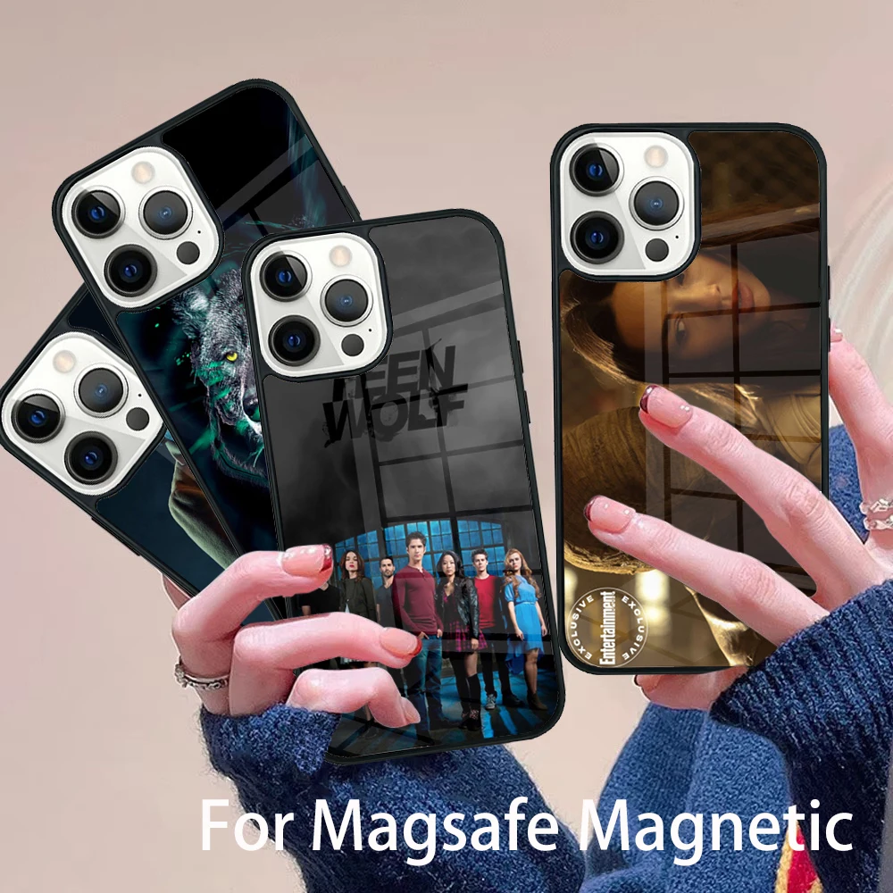 

Teen Wolf Phone Case Magesafe Magnetic Wireless Charge Cover For IPhone 16 11 12 13 14 15 Pro Max Plus Mini
