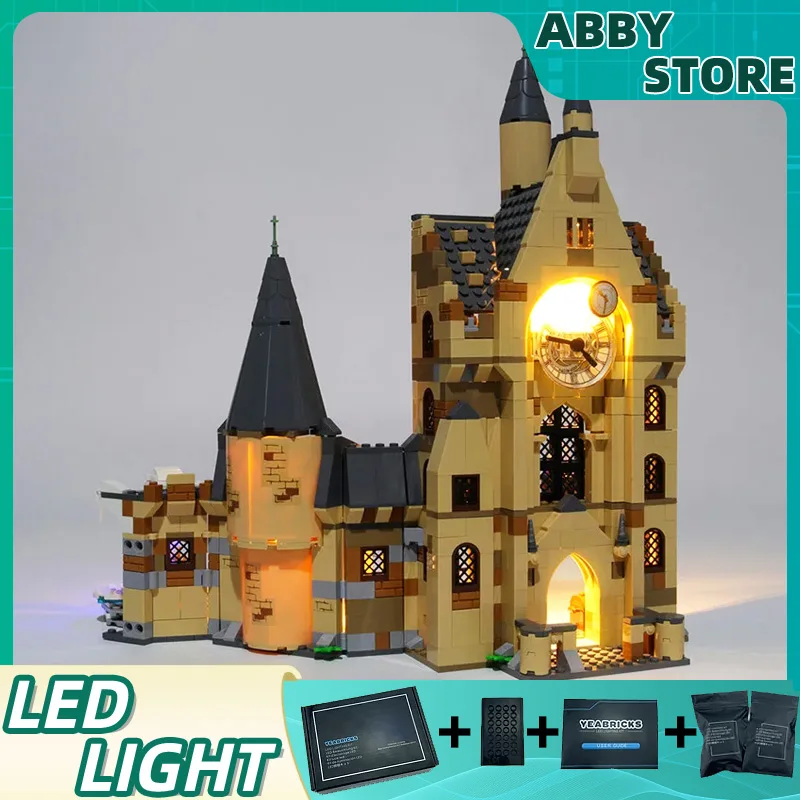 DIY LED Light Kit For LEGO 75948 Hogwarts Clock Tower   (Only LED Light,Without Blocks Model)