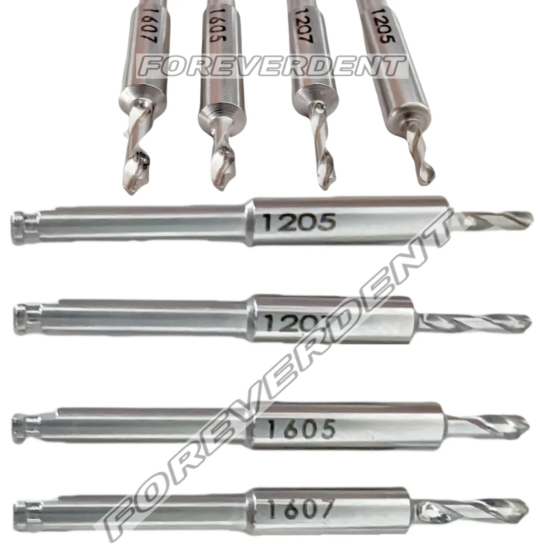 5pcs Dental Pre-Hole Drill Guide Depth Prebored Hole Implant Drills Dia 1.2mm/1.6mm 4Sizes