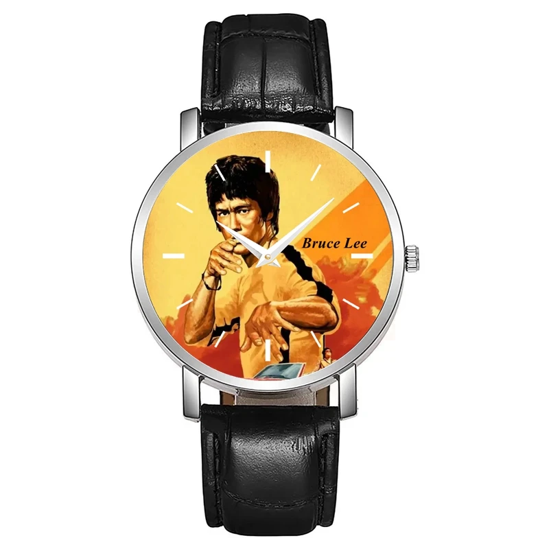 

Action Movie Superstar, Martial Arts Master, Kung Fu Actor, Casual Quartz Watch, Fan Souvenir