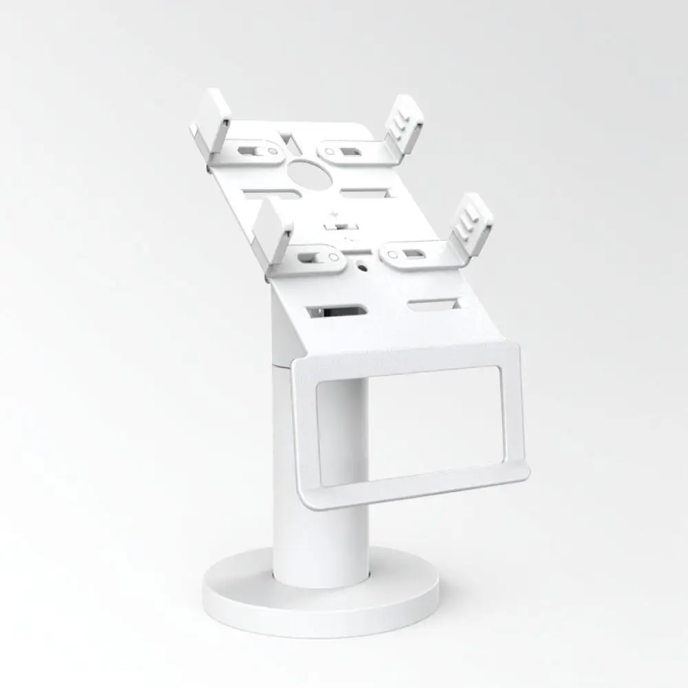 Desktop Aluminum Alloy Pos Holder Adjustable Stand For Payment Terminal 360 Rotation Retail Shop Counter Mount