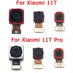 Xiaomi Mi 11T Pro 5G için özçekim Frontal küçük bakan arka arka kamera modülü ön görünüm arka onarım yedek yedek parçaları