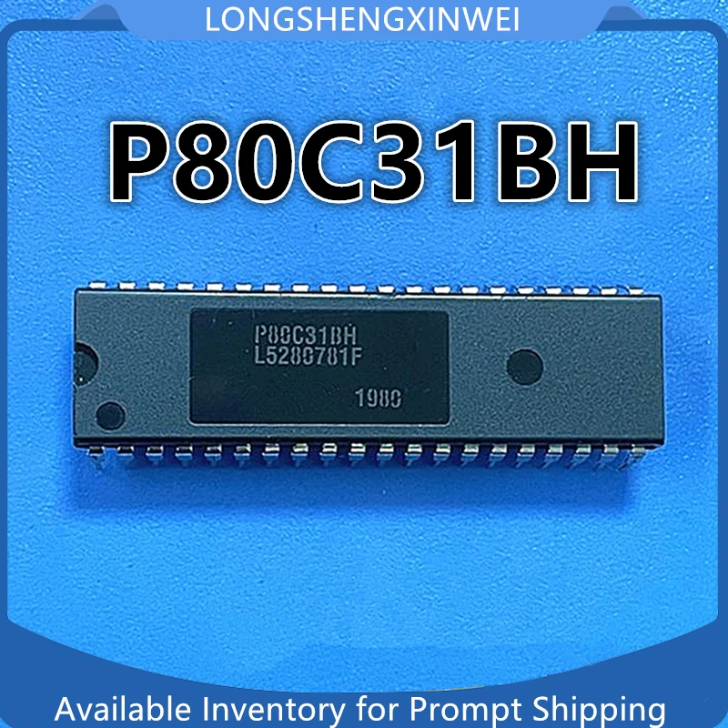 1PCS NEW P80C31BH P80C31 NEW 8-bit Microcontroller Inline DIP-40