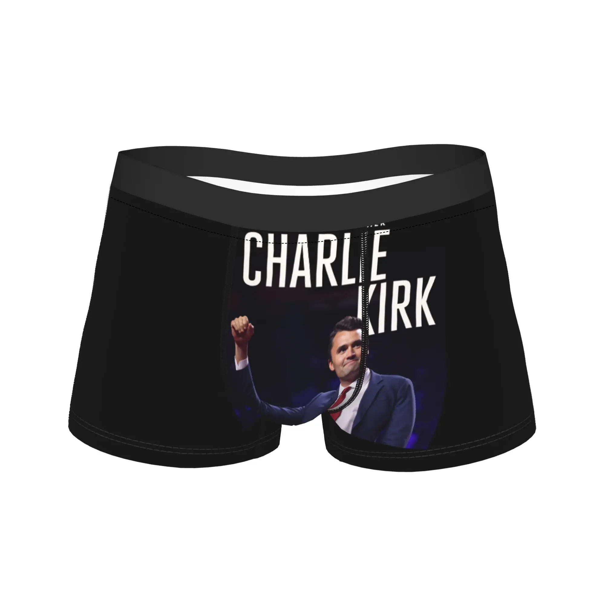 Rest in Peace Charlie Kirk Legends Boxer Brief  Underwear Trenky Male Breathable Trunk Custom DIY Large Size Underpants