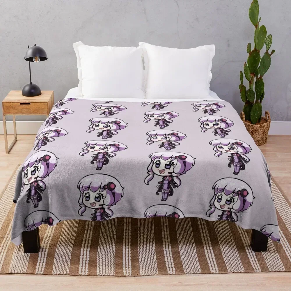 Yuzuki Yukari - Vocaloid Throw Blanket Sofa Throw Plaid on the sofa Sofas Blankets