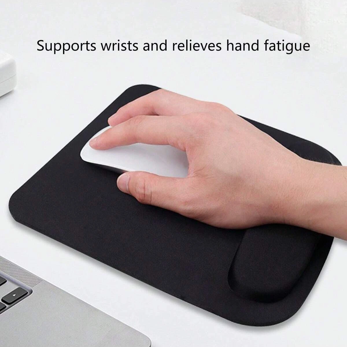 Solid Color Eva Wrist Rest Mouse Pad, Ultra-Thin, Lightweight, Soft and Comfortable Sponge Wrist Rest Mouse Pad