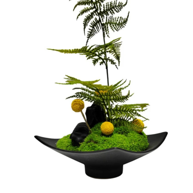 

Table top ornament light decoration potted plant restaurant front desk art green plant hotel model room