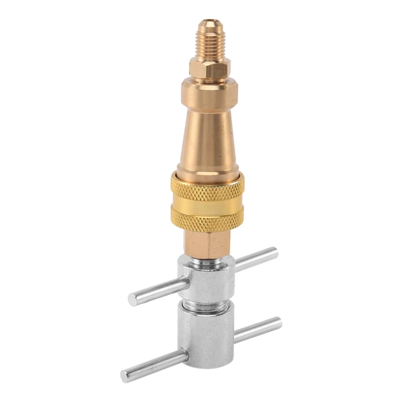 4X Tools High Pressure Washer 1/4 Inch FNPT Refrigerator Quick Coupling Brass Washer Quick Connect Plug