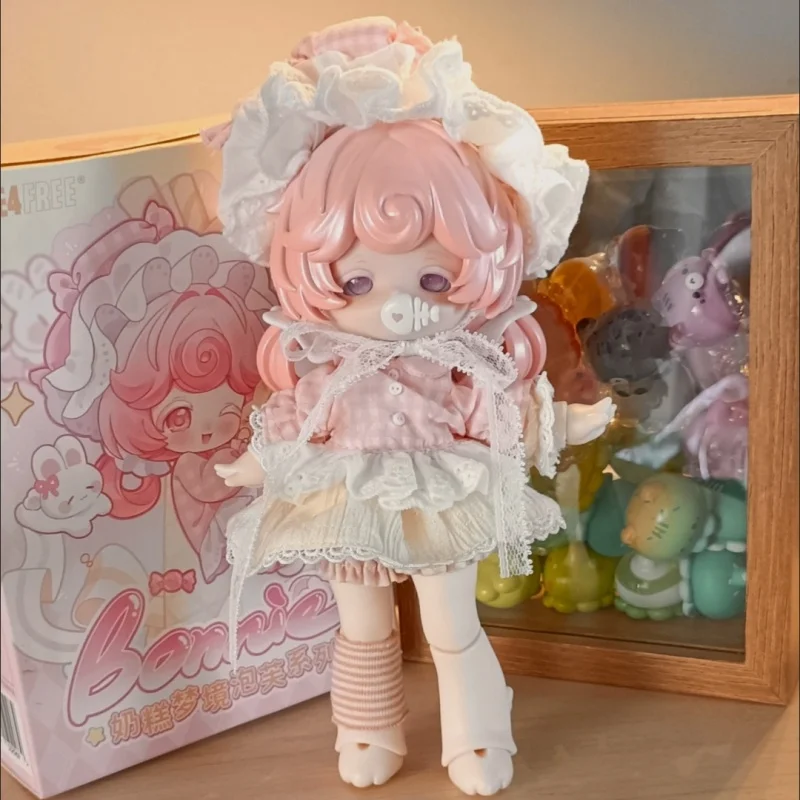 Nowa Oryginalna Seria Come4free 14cm Milk Cake Dream Puff 1/12 Bjd Suprise Box Figurka Akcji z Ruchomymi Elementami Kolekcja Modowa Prezenty