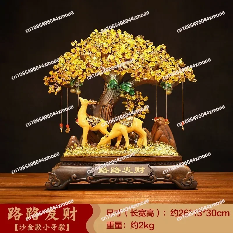 

Pachira Macrocarpa Fortune Decorations Shop Cashier Opening Gift Cornucopia Decoration Living Room Wine Cabinet