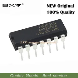 10PCS UC723L = LM723CN DIP14 LM723 DIP-14 MC1723CP DIP Adjustable positive voltage regulator new and original IC