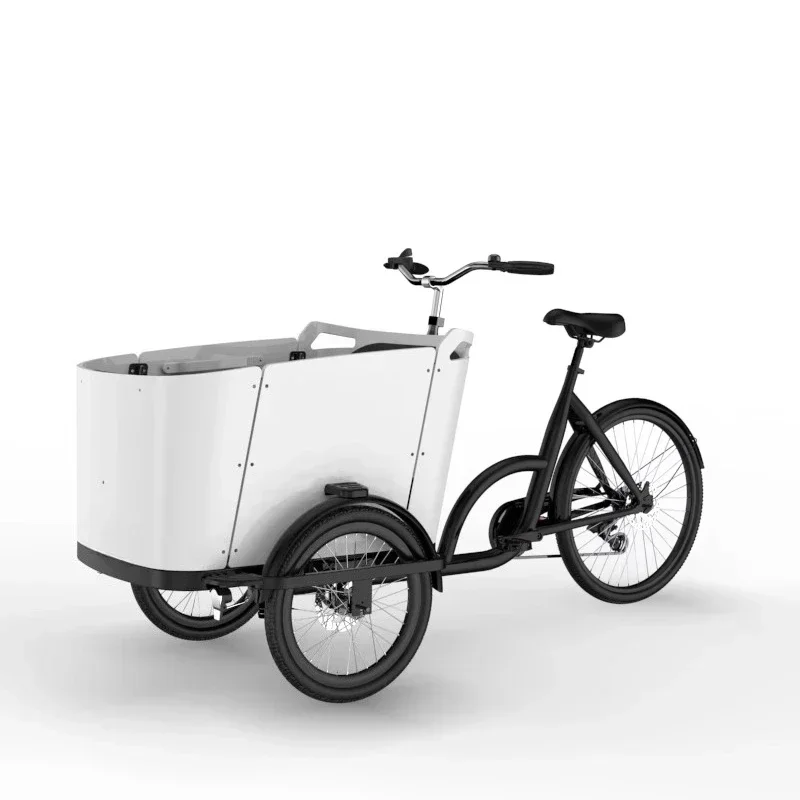 Inverted bicycle tricycle, light human-powered bicycle to transport children to and from school, baby walker
