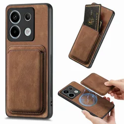 For Xiaomi Poco X5 F5 X4 M4 X3 M3 Pro X 4 NFC 5G 2In1Detachable Magsafe Back Cover For Poco C65 C75 M5S M5 X 5 F3 X3 GT Funda