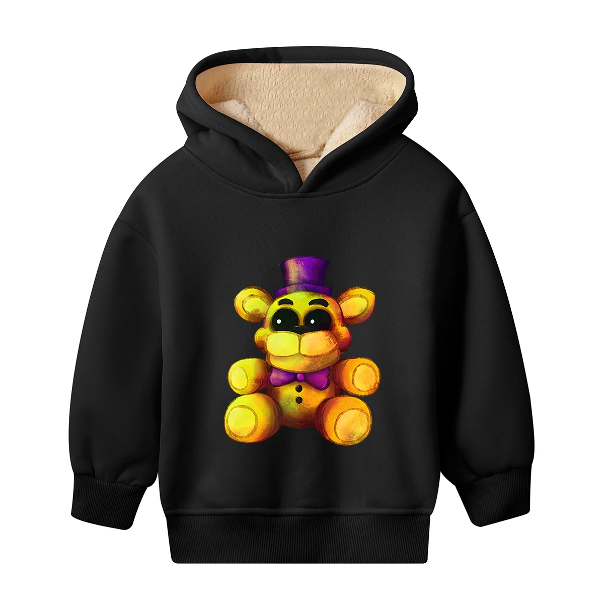 خمس ليال في فريدي الأطفال هوديس فتاة بوي الكرتون أنيمي البلوز الشتاء رشاقته الدافئة البلوز القمم ملابس الطفل هدية #4