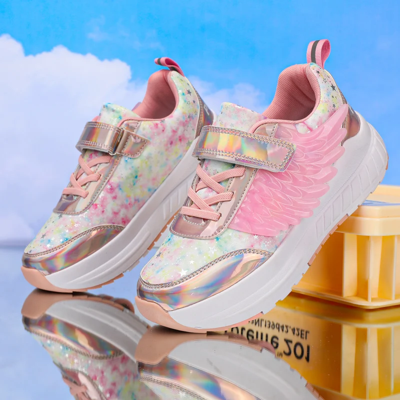 

4-Wheel Retractable Heelys for Boys: Kids' Shoes, Student Transformable Skates & Girls' Fly Shoes (Adult Heelys)