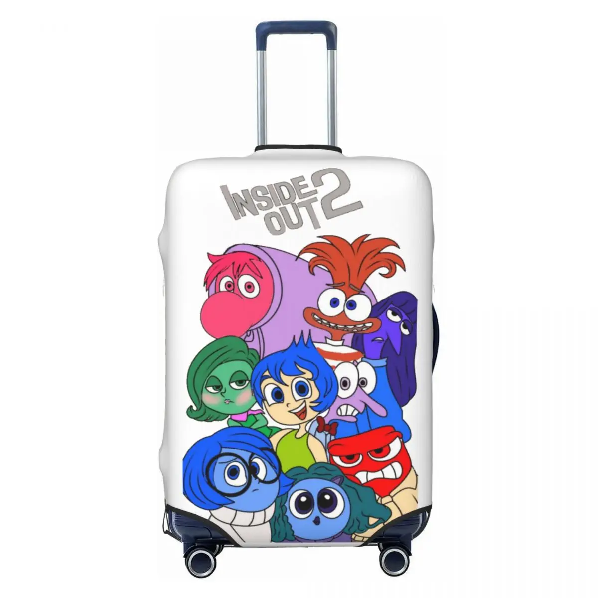 

Custom Inside Out Cartoon Luggage Cover Protector Cute Travel Suitcase Covers for 18-32 Inch