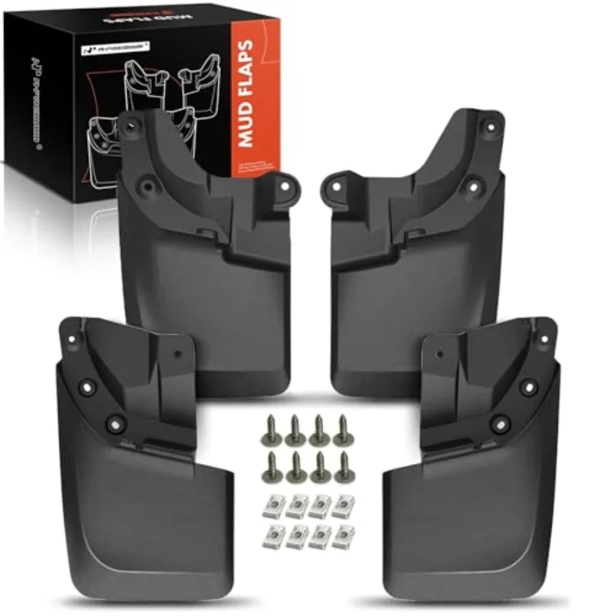 

Mud Flaps for Toyota No Drilling Required Splash Guards with Hardware Accessories 4 Pack Front and Rear Mud Guards Doesn't Fit